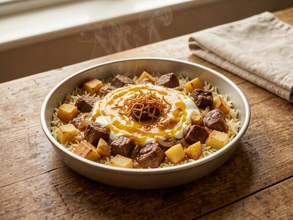الزربيان العدني باللحم