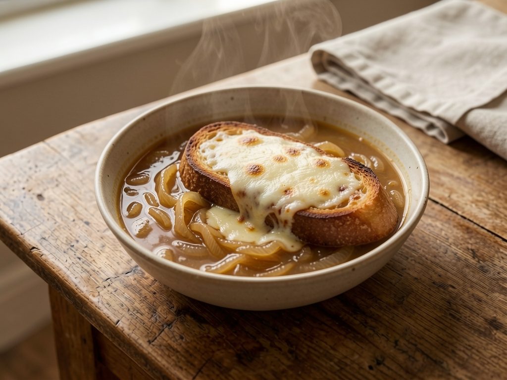 شوربة البصل الفرنسية
