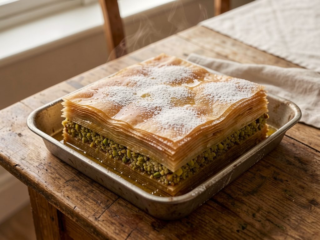 غزل البنات الحلبي (بقلاوة الفستق)
