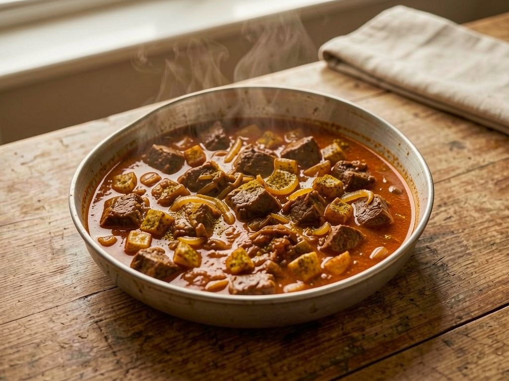 كرشة يمنية (يخنة كبدة وكلاوي)