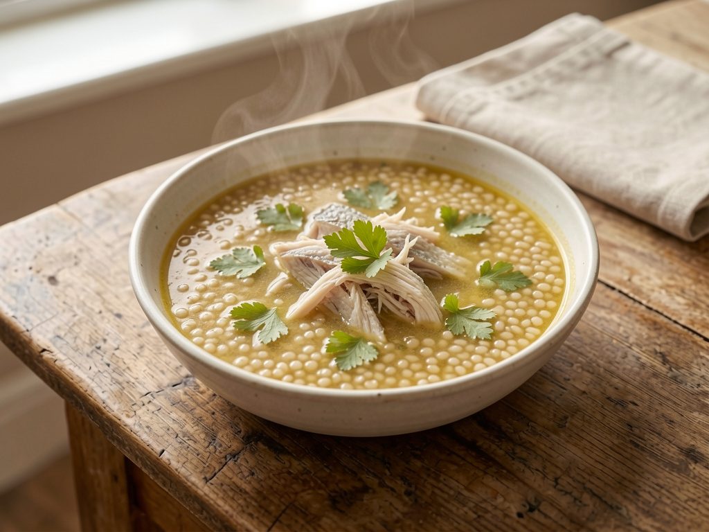 شوربة سمك تونسية بالشعير (شربة بالحوت)