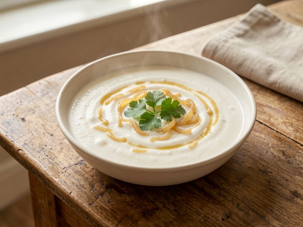 شوربة الزبادي التركية الساخنة (يوغورت تشورباسي)
