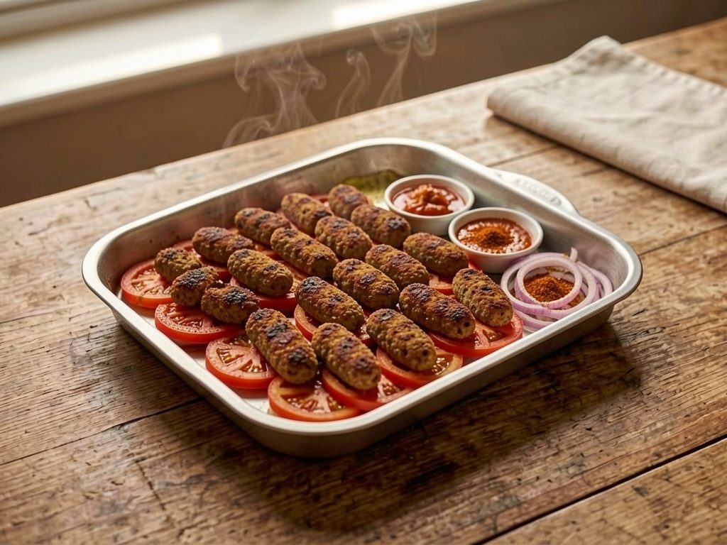 صينية الكفتة المشوية