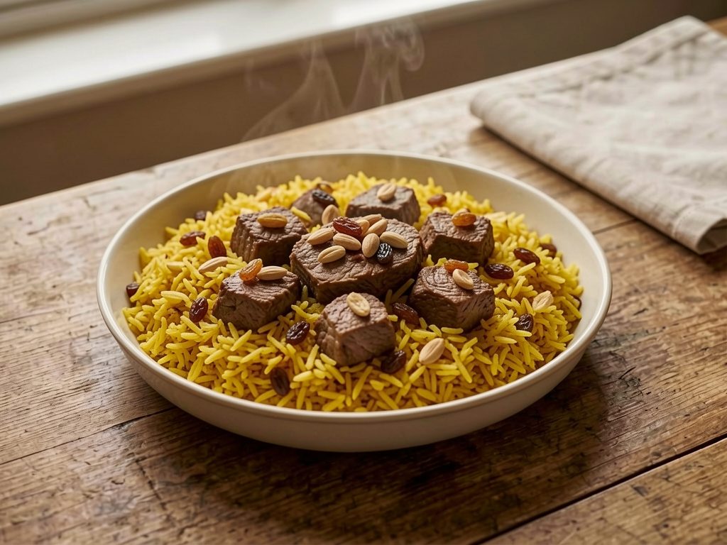 مضغوط اللحم بالرز