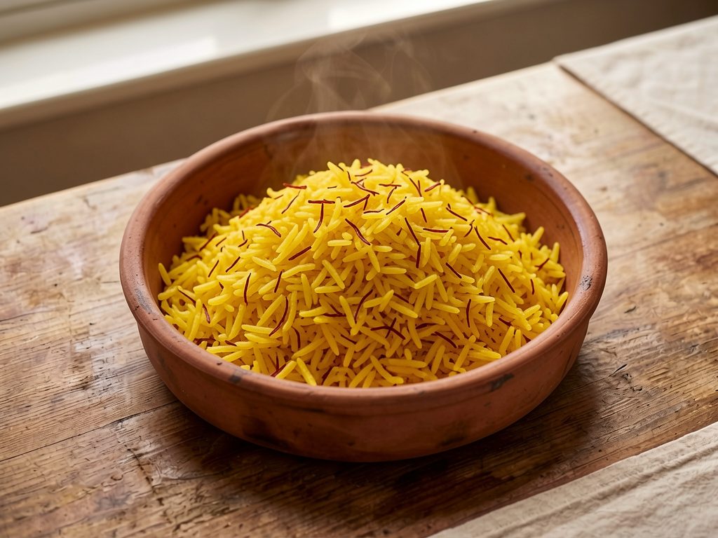 رز بالزعفران