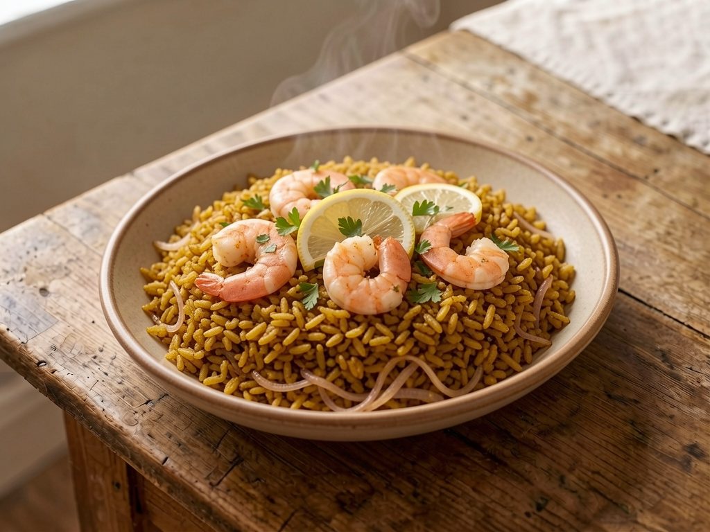 صيادية الجمبري بالأرز