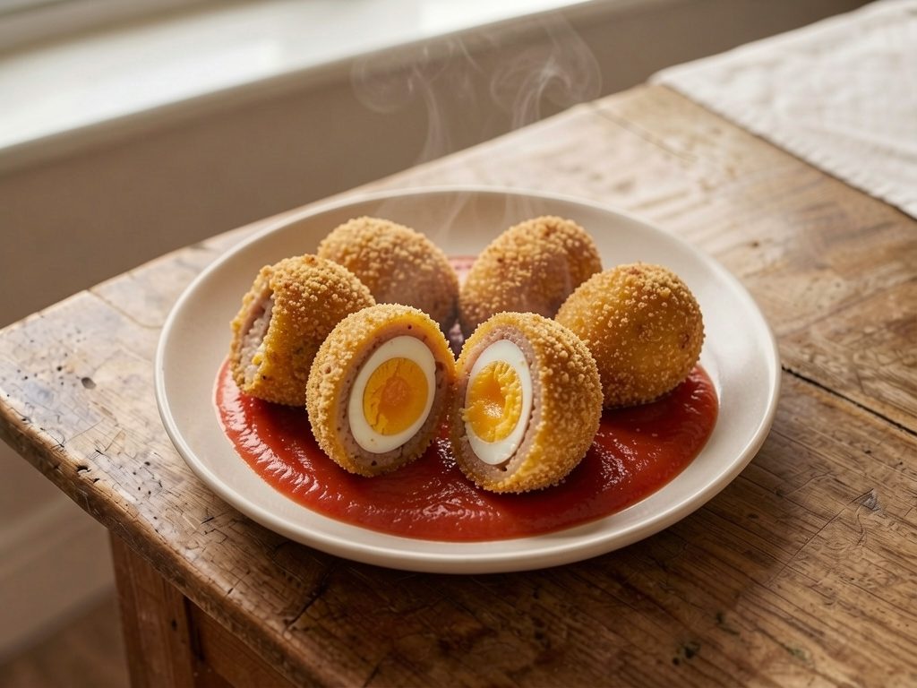البيض الإسكتلندي (Scotch Eggs)