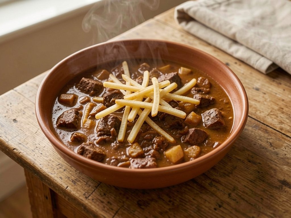 خورش قيماه بالبازلاء الصفراء