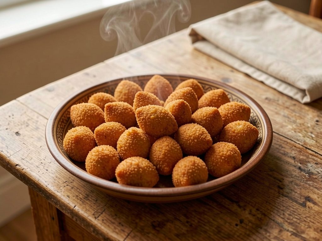 الكبيبة المقلية (غلاف البرغل واللحم)